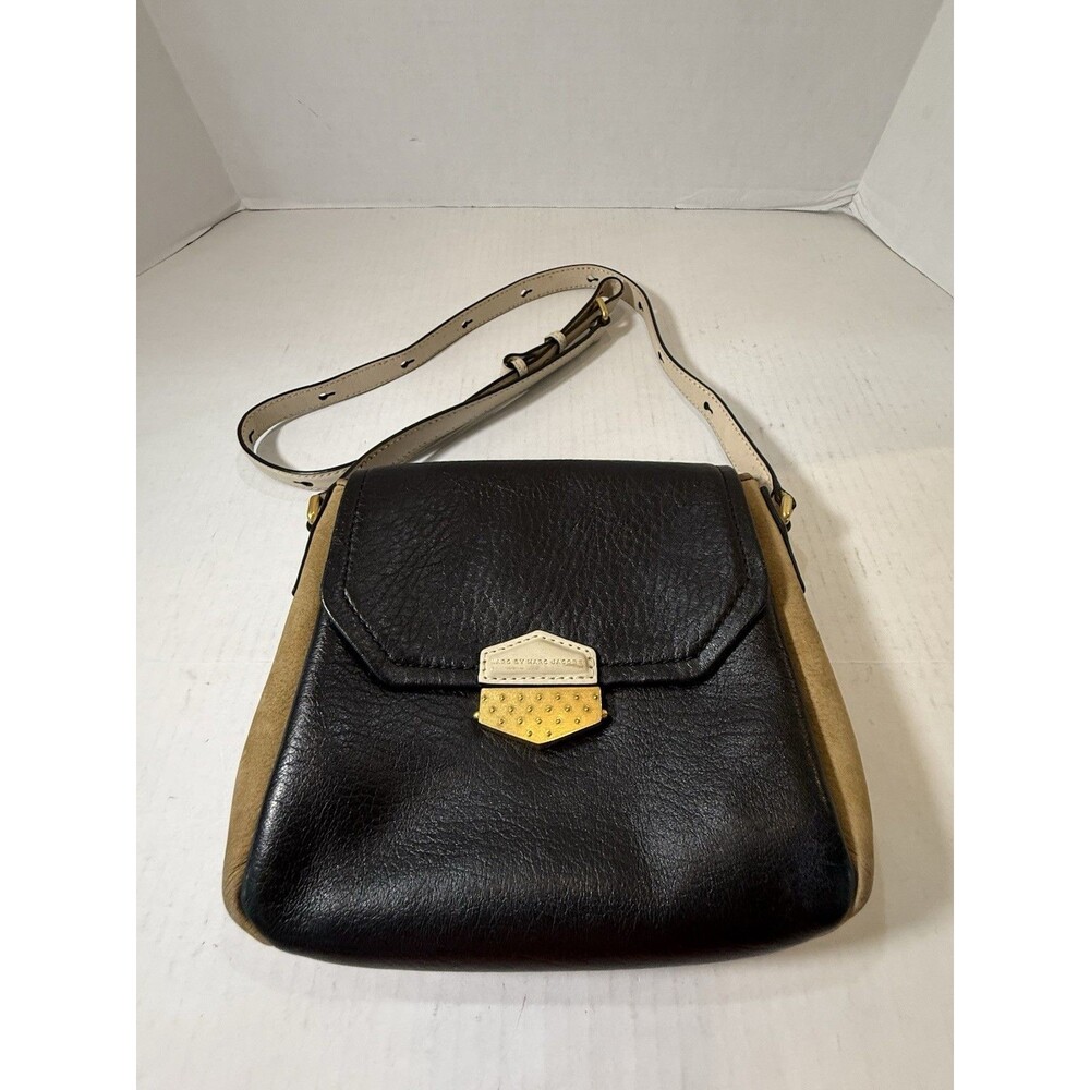 Marc By Marc Jacobs Multicolor Leather And Nubuck Crossbody Bag Trump Color $285 - Picture 11 of 16
